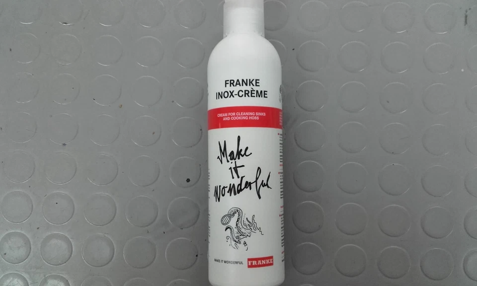 CREMA  FRANKE  PER LA PULIZIA  DI ACCIAIO INOX LAVELLI CAPPE CUCINE A GAS  250gr - Immagine 1 di 1