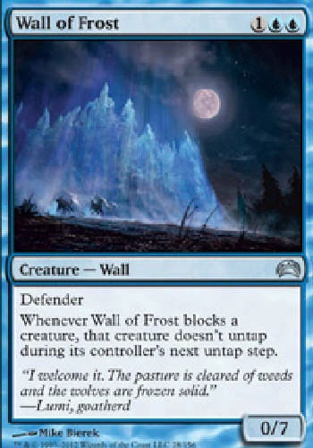 WALL OF FROST Planechase 2012 MTG Magic the Gathering Cards DJMagic - Image 1 of 1