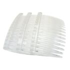 20 x Transparent color Plastic Hair Clips Side Combs Pin Barrettes 70X40mm P5Bh