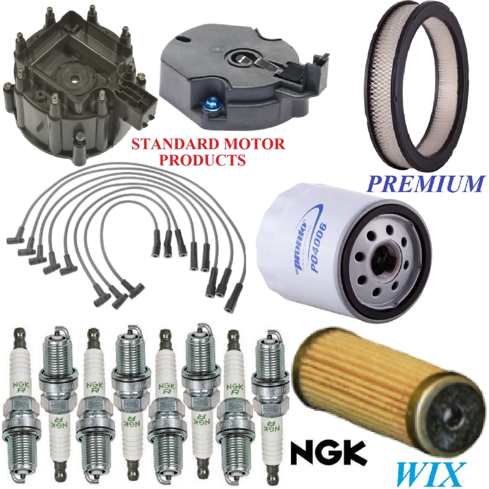 Kit de afinación filtros tapa cable bujías para Pontiac Grand Lemans V8 4,9 L 1977 Foto 1 de 1