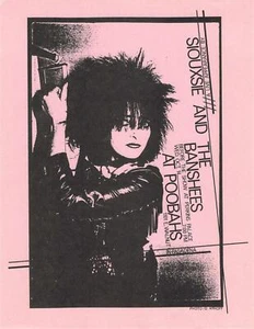 SIOUXSIE & The Banshees Public Appearance Pasadena Perkins Palance Poobahs RARE - Picture 1 of 2