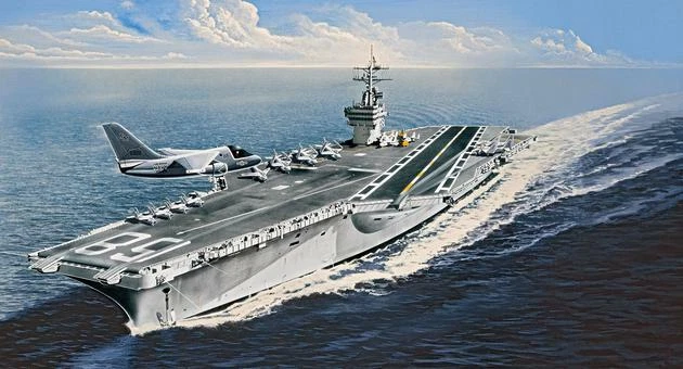 Revell #05130 1/720 U.S.S. Nimitz CVN-68 (early) - Image 1 of 1