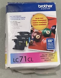 Open Box Brother LC71CL Cartridges 3-pack Cyan Magenta Yellow Exp. 04/2023 - Picture 1 of 2