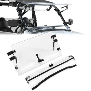 Scratch Resistant Flip Windshield For Polaris RZR 800 / 4 800 / S 800 2008-2014 - Picture 1 of 15