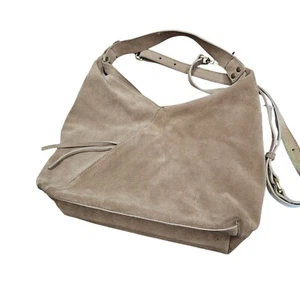 Borsa hobo Sundance origami scamosciata tracolla morbida borsa stile designer baia - Foto 1 di 12