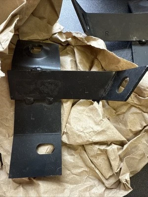 OEM Mopar 1970 Cuda Barracuda Fog Driving Lamp Light Brackets ORIGINAL - Image 1 of 4