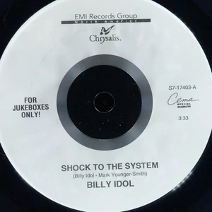 BILLY IDOL Shock To The System CHRYSALIS S7-17403 NM 45rpm - Picture 1 of 4