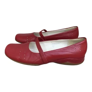 Parade rote Leder Mary Jane Slipper Ballerinas. Damengröße 8 " - Bild 1 von 7