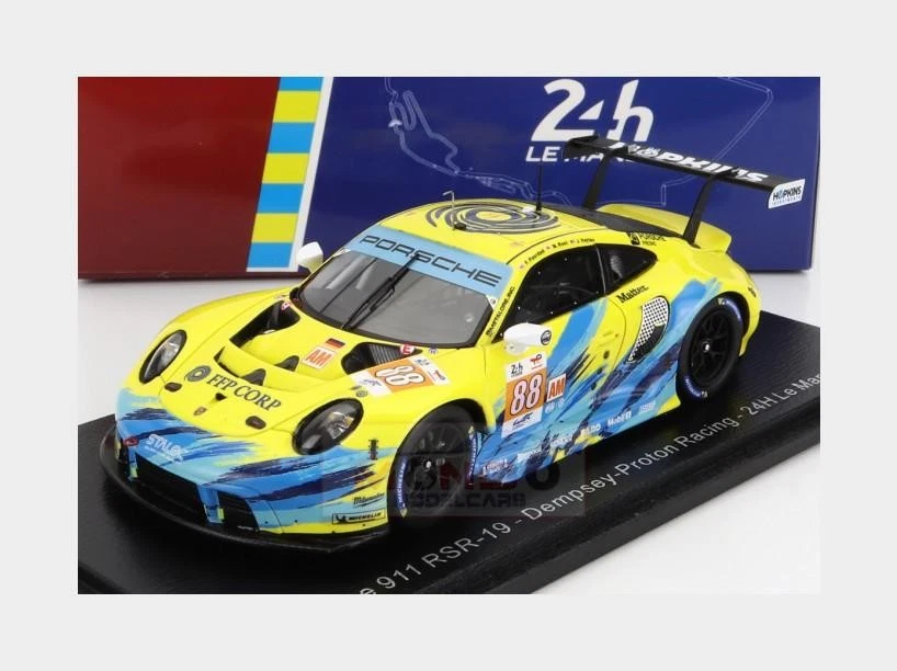 1:43 SPARK Porsche 911 991 Rsr-19 4.2L #88 24H Le Mans 2022 Poordad S8653 - Immagine 1 di 2