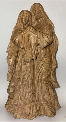 "Estatua belén de resina de la Sagrada Familia Romana de 12,5"" María, José y Jesús EEUC Foto 1 de 4