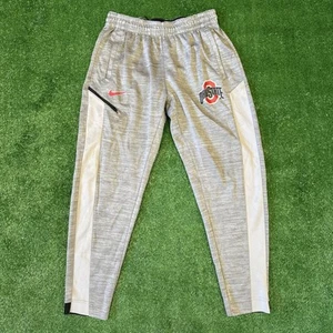 Nike Ohio State Buckeyes Sporthose Herren Large grau rot OSU Kordelzug - Bild 1 von 8