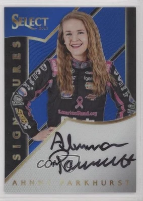 2017 Panini Select Signatures Blue Prizm /50 Ahnna Parkhurst #S-AP Auto - Image 1 of 3