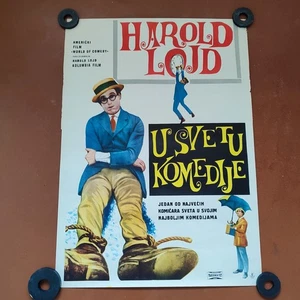 Harold LLOYD Original Vintage Movie Poster 1962 - Picture 1 of 4