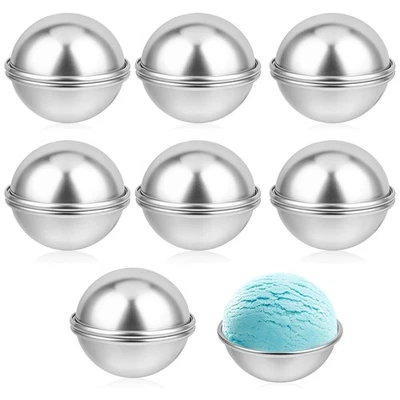 16 Pcs Bath-Bomb Molds 6.5cm DIY Metal Bath-Bomb Crafting Mould Bath-Bomb4369 - Image 1 of 4