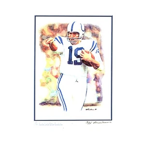 Johnny Unitas Baltimore Colts Limited Edition 8x10 print LE 3/20 - Picture 1 of 1