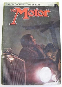 The MOTOR Magazine 19 Jan 1937 Chevrolet Master Sedan Lanchester 18 Tests++ - Picture 1 of 4