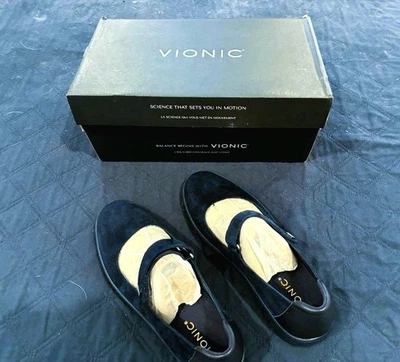 Vionic Uptown Mary Jane  - size 10M- Navy Blue - Image 1 of 4