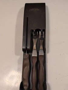 Cutco Utensil 3-teiliges Wandset 26 27 28 Fleischgabel Wendegabel Spatel mit Koffer - Bild 1 von 9