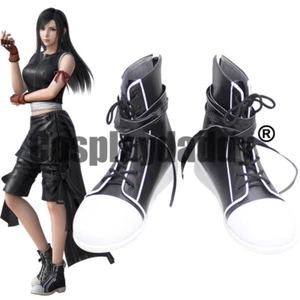 Final Fantasy VII: Advent Children Tifa Lockhart Cosplay Shoes Ankle Boots X002 - Picture 1 of 5