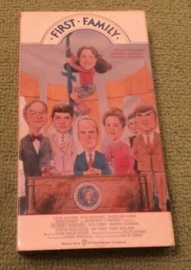 First Family VHS Comedy Warner Video Tested 1990 Bob Newhart Korman Willard - Picture 1 of 3