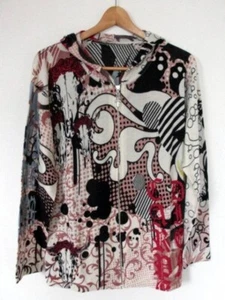 NEUWERTIG A&G Amal Guessous Kaschmir Reißverschluss Pullover Hoodie Herren Small Sterling Dolch - Bild 1 von 3