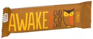 Awake Chocolate Caffeine Chocolate Caramel Bar 1.55 Oz Pack Of 4 - Picture 1 of 1