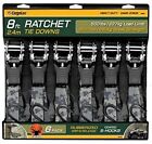 Cargoloc Ratchet Tie Downs 32584 6 Pc. 8' X 1500 Lbs - S - Digital Camo