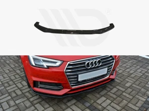 Front Diffuser Diffusor V2 Maxton Design Gloss Black For Audi S4 / A4 S-Line B9 - Picture 1 of 4