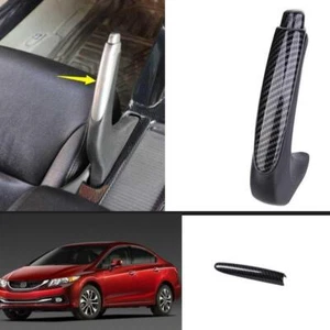 Cubierta de freno de mano para palanca de cambios central de fibra de carbono para Honda Civic 9th 2012-2015 - Imagen 1 de 6