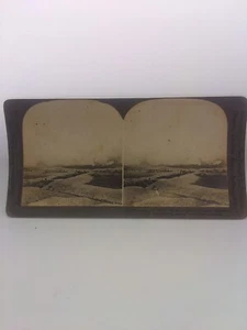 WW1 Antique B&W Stereoscope Card 'French Trenches North Compiegne, France' - Picture 1 of 2