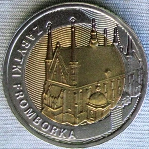 # 09_POLEN_POLAND_5 Zlotych / Zloty 2019_Entdecke Polen_Monuments of Frombork - Bild 1 von 2