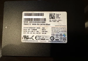 Samsung PM863 2.5in SATA 960GB SSD 6Gb/s SSD MZ-7LM9600 - Photo 1/1