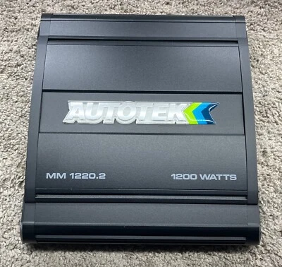Autotek MM1220.2 2-Channel 1200 Watts Amplifier 617904 - Image 1 of 4