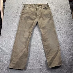 Vintage Polo Jeans Ralph Lauren Mens 38x32 Brown Corduroy Straight Cord Hayden - Picture 1 of 10