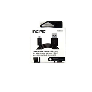 INCIPIO CABLE MICRO USB TO USB CHARGE SYNC SAMSUNG HTC NEXUS LG 1M NEW PW-200BLK - Picture 1 of 2