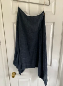 Vivienne Westwood Gold Label Leinen Rock Gr. 46 / 14 UK Blau Lang - Bild 1 von 7