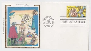 TurtlesTradingPost- New Sweden Colony- 1985 #C117 - Colorano Cachet FDC - Picture 1 of 1