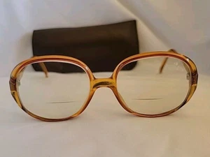 Vintage Christian Dior Eyeglasses Germany 2076 80 53 17 Amber Gold - Picture 1 of 6