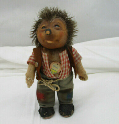 Original Steiff Puppe „MECKI – Der Igel“ – 17 Cm  ~ 1950 Jahre • 11.88€