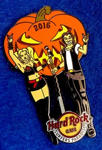 SURFERS PARADISE HALLOWEEN GIANT PUMPKIN MUSICIAN SINGERS 16 Hard Rock Cafe PIN - Picture 1 of 1