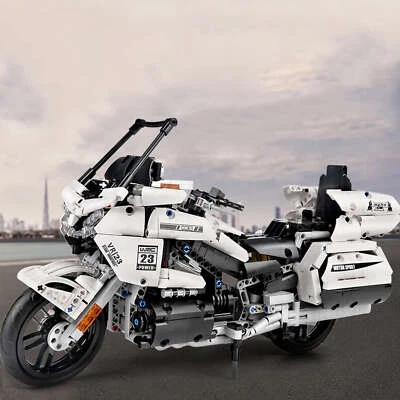 Mould King 23001 Technic Moto Touring GL1800 1328 pezzi NUOVI IMBALLO ORIGINALE - Immagine 1 di 4