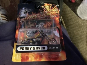 West Coast Choppers Jesse James "Penny Saved" Black Yellow 1:31 Scale Motorcycle - Picture 1 of 1