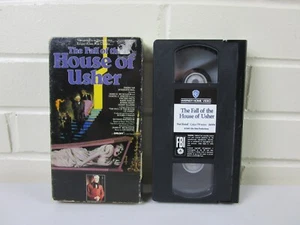 Vintage Horror VHS Tape The Fall of the House of Usher POE 1960-1988 Not Rated - Picture 1 of 7