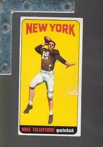 Mike Taliaferro SP 1965 Topps #128 en muy buena condición+/en muy buen estado+ sin pliegues raros chorros afilados - Imagen 1 de 2