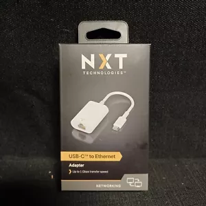 Adaptateur réseau USB-C vers Ethernet NXT Technologies NX52348 FLAMBANT NEUF - Photo 1/2
