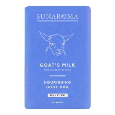 Sunaroma Nourishing Body Bar - Goat's Milk Shea Butter & Honey, 8oz - Image 1 of 2