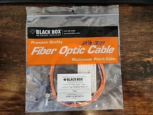 Black Box EFN110-001M-ST 3FT 1M Multi Mode 62.5/125 Fiber Optic Patch Cable - Picture 1 of 4