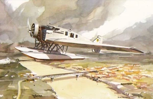 34675/cartolina - Avianca - Junkers W.34 - inutilizzata - Foto 1 di 1