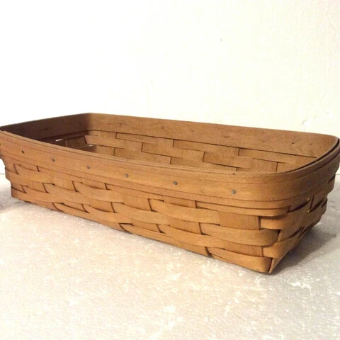 Longaberger Classic BREAD Basket 2003 Option to buy New Protector Cover