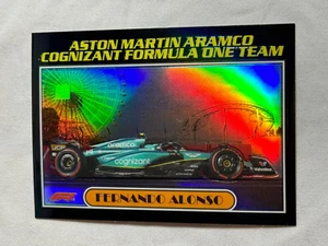 Autos de F1 cromados Topps 2023 de 1977 Fernando Alonso #AU77-FA Aston Martin - Imagen 1 de 2